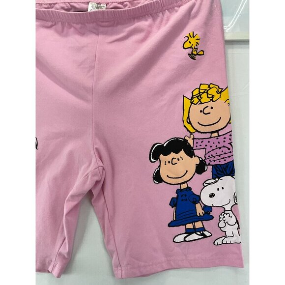 Peanuts Pink Lounge Shorts Featuring Charlie Brown & Friends - Picture 9 of 9
